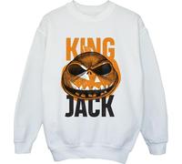 Disney - "Le cauchemar avant Noël Le roi Jack" Sweatshirt für Jungen BI30498 (128) (Weiß)