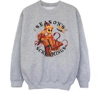 Disney - "Le cauchemar avant Noël : les cris des saisons" Sweatshirt pour Mädchen BI31318 (116) (Grau)