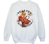 Disney - "Le cauchemar avant Noël : les cris des saisons" Sweatshirt pour Mädchen BI31318 (140-146) (Weiß)