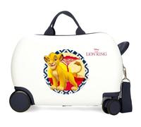 Disney Le Roi Leon Simba & Friends Valise Rigide pour Enfant avec Fermeture à Combinaison latérale 4 Roues Bagage à Main est fabriquée en ABS, Un matériau Rigide et léger., Lion, Valise pour Enfant