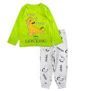 Disney Le Roi Lion, Ensemble Pyjama, 2 Pièces, Sweater + Jogging, Enfants, (2 à 14 Ans), Mixte, Garçon, Fille, Doux, Mignon, Chaud, Sweat Shirt + Pantalon, Modèle DIS KL 5204C600 S1-5A