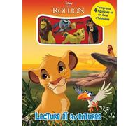 DISNEY Le Roi Lion - LECTURE ET AVENTURES - Livre avec 4 figurines Disney Roi Lion - Collectif - Phidal Publishing - Jeux livres objets
