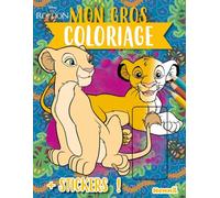 Disney Le Roi Lion - Mon gros coloriage + stickers ! - Livre de coloriage avec stickers - Dès 4 ans