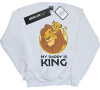 Disney - "Le Roi Lion Mon Papa est Roi" Sweat-shirt pour fille BI21915 (152-158) (Blanc)