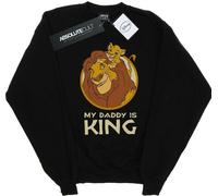 Disney - "Le Roi Lion Mon Papa est Roi" Sweat-shirt pour filles BI21915 (140-146) (Noir)