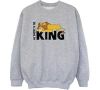 Disney - "Le Roi Lion Papa est Roi" Sweatshirt für Jungen BI21705 (104) (Grau)