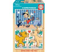 Disney Le Roi Lion Pinocchio Puzzle 2x50p.