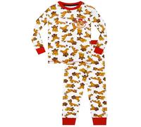 Disney Le Roi Lion Pyjamas | Pyjama Enfant Le Roi Lion | Vêtements de Nuit ajustés Multicolores pour Enfants 5-6 Ans