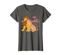 Disney Le Roi Lion Simba et Nala Love T-Shirt T-Shirt, Femme, Asphalte, XL