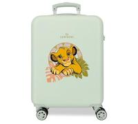 Disney Le Roi Lion Simba & Friends Valise Rigide pour Enfants avec Serrure à Combinaison et 4 Roues, Bagage à Main est fabriqué en ABS, Un matériau Rigide et léger.
