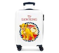 Disney Le Roi Lion Simba & Friends Valise Rigide pour Enfants avec Serrure à Combinaison et 4 Roues, Bagage à Main est fabriqué en ABS, Un matériau Rigide et léger.