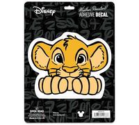 Disney Le Roi Lion Tête de Simba Autocollant Vinyle Autocollant | Autocollant Simba mignon pour voiture camion