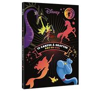 DISNEY - Les Ateliers - Bloc - 12 cartes à gratter Arc-en-ciel - Créatures fantastiques