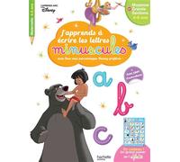 Hachette Pratique – Disney : J'apprends à écrire les minuscules MS-GS (4-6 ans) – Moyenne et Grande Section – Broché