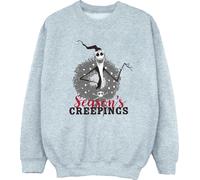 Disney - "Les Griffes de la Nuit Avant Noël" Sweatshirt pour Hommes BI42779 (4XL) (Grau)