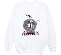 Disney - "Les Griffes de la Nuit Avant Noël" Sweatshirt pour Hommes BI42779 (5XL) (Weiß)