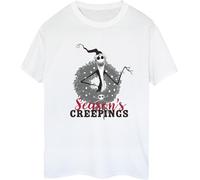 Disney - "Les Griffes de la Nuit Avant Noël" T-Shirt pour Femme BI41796 (4XL) (Weiß)