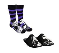 Disney L'Étrange Noël de Monsieur Jack Chaussons et Chaussettes pour Femme et Homme, Tailles EU 38/39