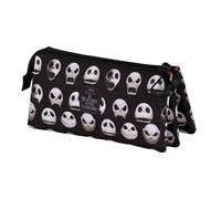 Disney L'Étrange Noël de Monsieur Jack Face-Trousse Triple, Noir 23 x 11 cm