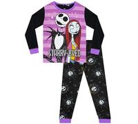 Disney L'Etrange Noel De Monsieur Jack Pyjama | Jack Skellington | Pyjama Fille | Viola 5-6 Ans7-8 Ans