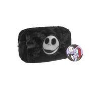 Disney L'Etrange Noel de Monsieur Jack Trousse de Maquillage et Miroir | Trousse a Maquillage Noire pour Femme avec Personnages Jack et Sally