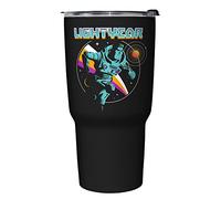 Disney Lightyear Tasse de voyage isotherme ronde en acier inoxydable de 765,4 g, multicolore