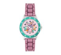 DISNEY Lilo and Stitch Ange LAS9014 Montre d'apprentissage de l'heure, rose, rose, Sangle