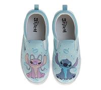 Disney Lilo and Stitch Baskets basses à enfiler rembourrées et légères (12-4 ans, enfants 5-10 adultes), Bleu/rose, 41 EU
