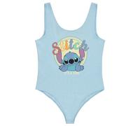 Disney Lilo and Stitch Body classique pour femme Lilo et Stitch galbant dos nageur, bleu ciel, Medium