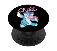Disney Lilo and Stitch Chill Ice Cream PopSockets PopGrip Adhésif