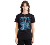Disney Lilo and Stitch Homage Ladies T Shirt, Black, Noir, M Femme