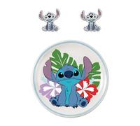Disney Lilo and Stitch SF00678L.PH Ensemble de boucles d'oreilles et plateau à perles, taille unique, laiton, pas une pierre précieuse, taille unique, Laiton, Pas de gemme