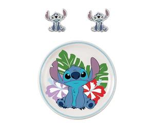 Disney Lilo and Stitch SF00678L.PH Ensemble de boucles d'oreilles et plateau à perles, taille unique, laiton, pas une pierre précieuse, taille unique, Laiton, Pas de gemme