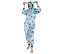 Disney Lilo and Stitch Stitch & Angel Grenouillère en polaire pour femme Bleu, bleu, 12-14