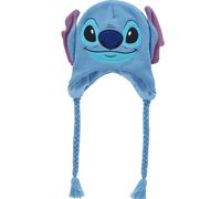 Concept One Disney Lilo and Stitch Bonnet d'hiver en Acrylique avec Pompons, Bleu, Taille Unique Mixte