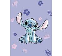 Disney Lilo Et Cousu Couverture Canapé Lit Doux Polaire Violet Chambre D'Enfant