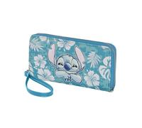 Disney Lilo et Stitch Aloha-Portefeuille Essentiel, Bleu, 19 x 10 cm