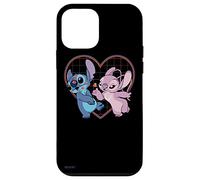 Disney Lilo et Stitch Angel Heart Kisses Coque pour iPhone 12 mini