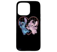 Disney Lilo et Stitch Angel Heart Kisses Coque pour iPhone 15 Pro Max