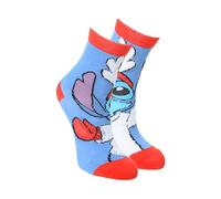 Disney Lilo et Stitch Chaussettes Pieds Assorties Stitch Fantaisie Hiver pour Enfants et Garçons, bleu, 27-30