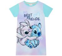 Disney Lilo et Stitch Chemise de Nuit Enfant Fille - Manches Courtes ou Longues - 9-10 Ans: 140cm