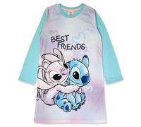 Disney Lilo et Stitch Chemise de Nuit Enfant Fille - Manches Courtes ou Longues - 9-10 Ans: 140cm