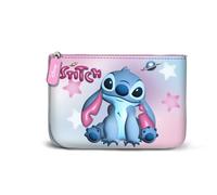 Disney Lilo et Stitch Cosmic-Petit Porte-Monnaie Carré, Rose, 13 x 10 cm