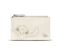 Disney Lilo et Stitch Cream-Porte-Cartes Slim, Écru, 14 x 8 cm