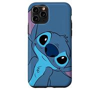 Disney Lilo et Stitch Cute Stitch Tête de couture Gris ardoise Coque pour iPhone 11 Pro