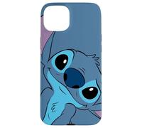Disney Lilo et Stitch Cute Stitch Tête de couture Gris ardoise Coque pour iPhone 15 Plus