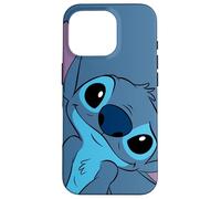 Disney Lilo et Stitch Cute Stitch Tête de couture Gris ardoise Coque pour iPhone 16 Pro