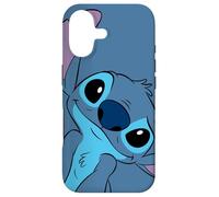 Disney Lilo et Stitch Cute Stitch Tête de couture Gris ardoise Coque pour iPhone 17
