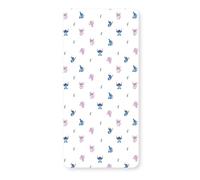 Disney Lilo et Stitch Drap Housse Simple Officiel, Design Chill avec Stitch et Angel, Conçu pour Lits Simples, Polyester Doux avec Bord élastique, Chambre d’Enfant
