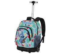 Disney Lilo et Stitch Guitar-Sac à dos à Roulettes GTS FAN, Vert, 32 x 47 cm, Capacité 30 L